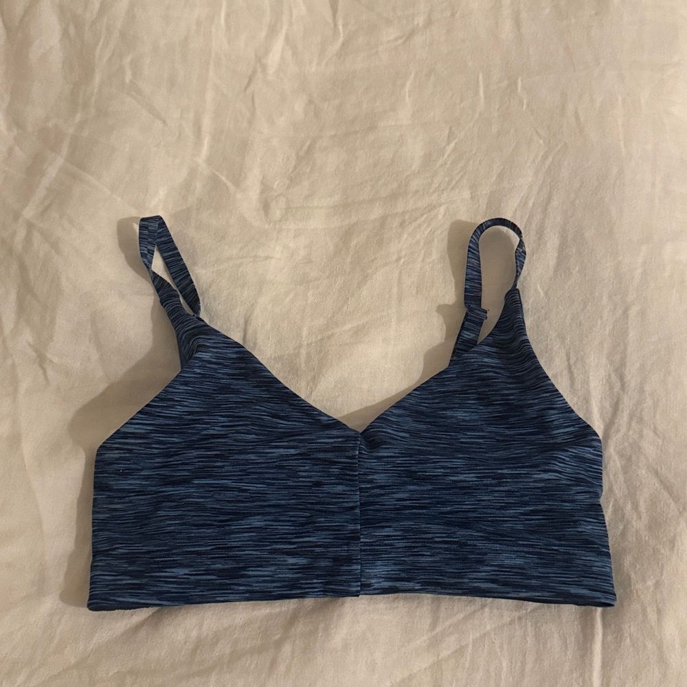 Outdoor Voices Flow Bralette in Ocean - Picture 2 of 3